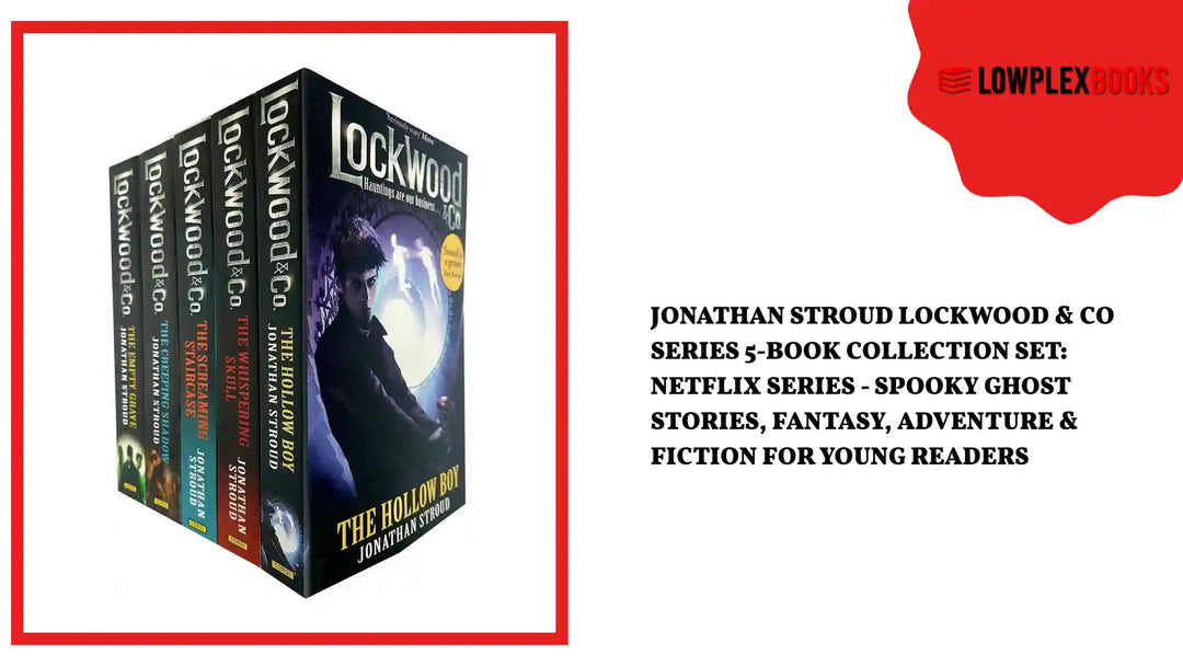 Jonathan Stroud Lockwood &amp; Co Series 5-Book Collection Set: Netflix Series - Spooky Ghost Stories, Fantasy, Adventure &amp; Fiction for Young Readers by@Outfy