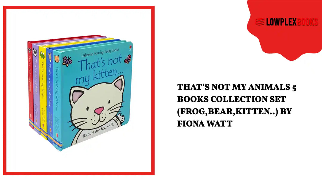 That's Not My Animals 5 Books Collection Set (Frog,Bear,Kitten..) By Fiona Watt by@Outfy