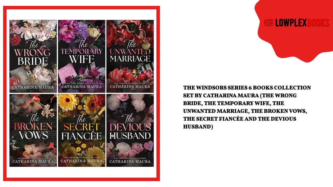The Windsors Series 6 Books Collection Set By Catharina Maura (The Wrong Bride, The Temporary Wife, The Unwanted Marriage, The Broken Vows, The Secret Fianc&eacute;e and The Devious Husband) by@Outfy