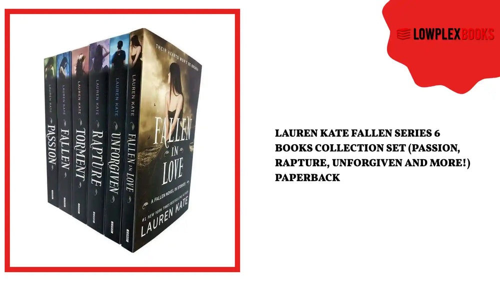 Lauren Kate Fallen Series 6 Books Collection Set (Passion, Rapture, Unforgiven and More!) Paperback by@Outfy