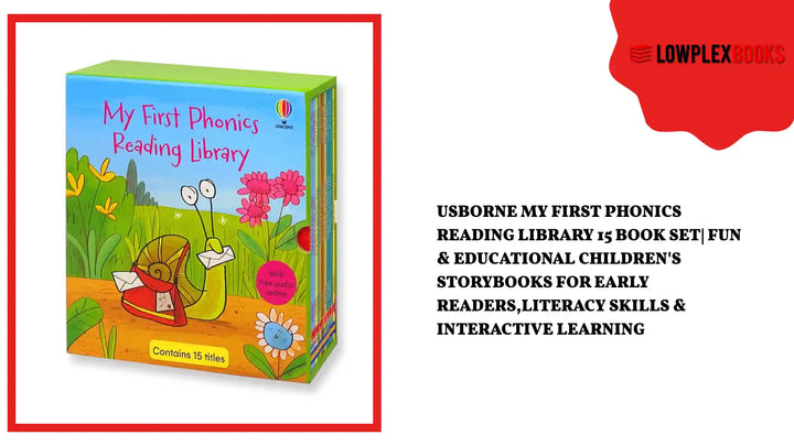Usborne My First Phonics Reading Library 15 Book Set| Fun &amp; Educational Children's Storybooks for Early Readers,Literacy Skills &amp; Interactive Learning by@Outfy