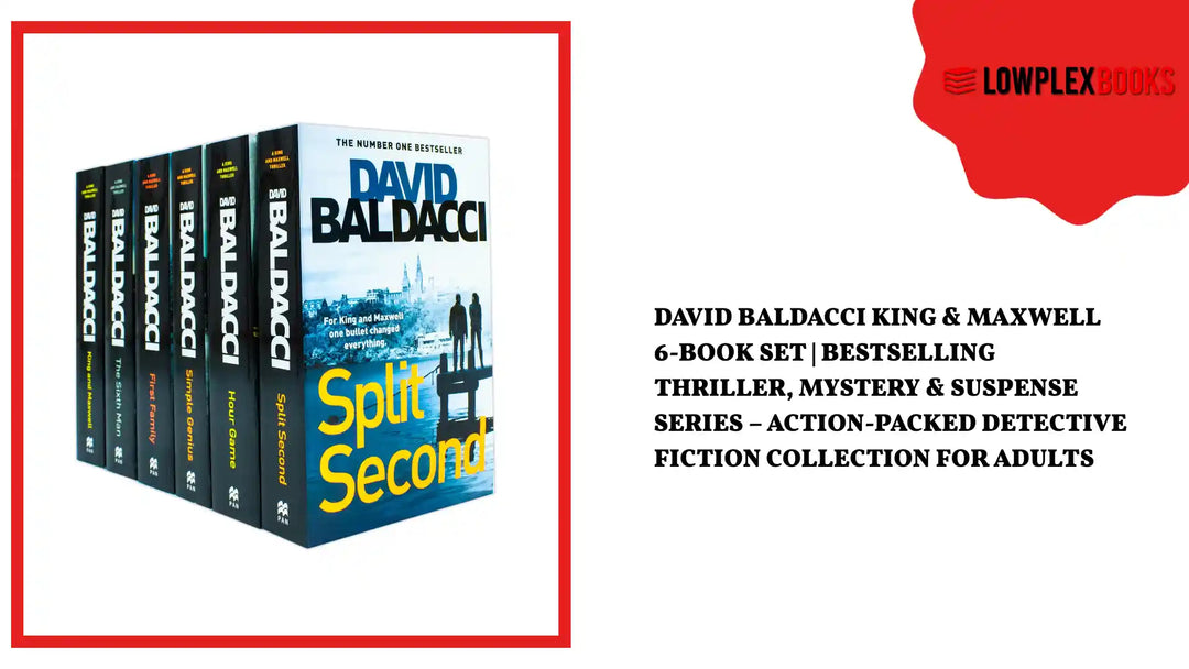 David Baldacci King &amp; Maxwell 6-Book Set | Bestselling Thriller, Mystery &amp; Suspense Series &ndash; Action-Packed Detective Fiction Collection for Adults by@Outfy