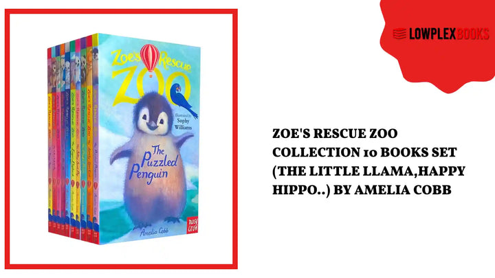 Zoe's Rescue Zoo Collection 10 Books Set (The little Llama,Happy Hippo..) By Amelia Cobb by@Outfy