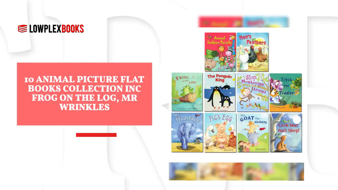 10 Animal Picture Flat Books Collection Inc Frog On The Log, Mr Wrinkles by@Outfy