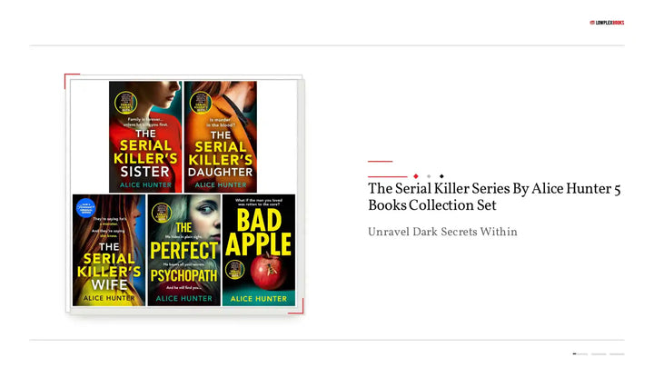 The Serial Killer Series By Alice Hunter 5 Books Collection Set by@Outfy