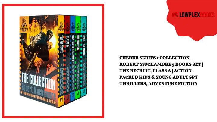 Cherub Series 1 Collection &ndash; Robert Muchamore 5 Books Set | The Recruit, Class A | Action-Packed Kids &amp; Young Adult Spy Thrillers, Adventure Fiction by@Outfy