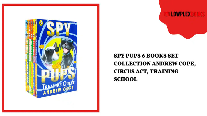Spy Pups 6 Books Set Collection Andrew Cope, Circus Act, Training School by@Outfy