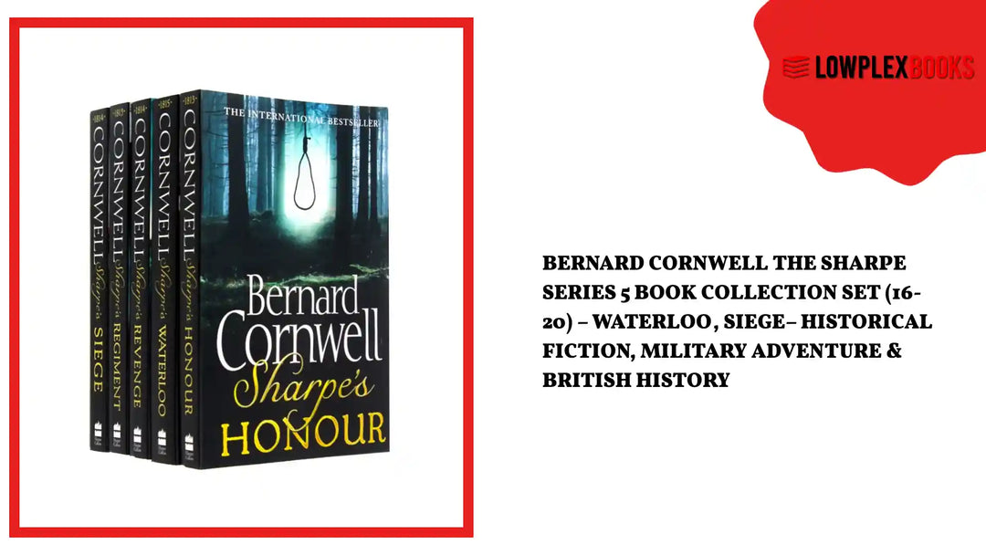 Bernard Cornwell The Sharpe Series 5 Book Collection Set (16-20) &ndash; Waterloo, Siege&ndash; Historical Fiction, Military Adventure &amp; British History by@Outfy