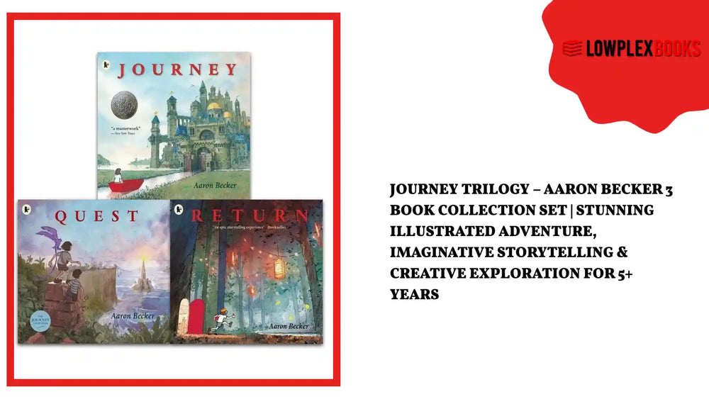 Journey Trilogy &ndash; Aaron Becker 3 Book Collection Set | Stunning Illustrated Adventure, Imaginative Storytelling &amp; Creative Exploration for 5+ years by@Outfy