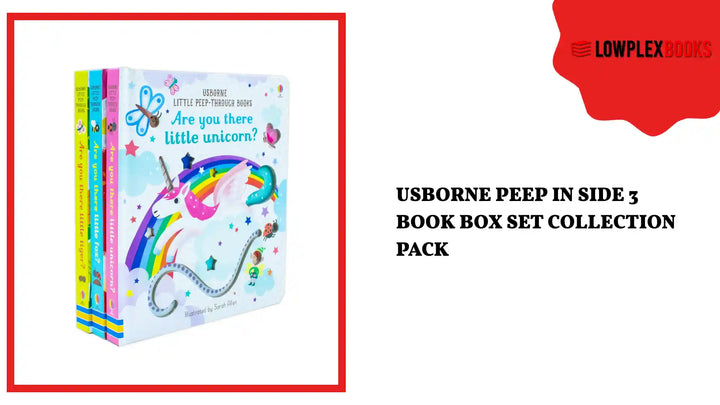 Usborne Peep in Side 3 Book Box Set Collection Pack by@Outfy