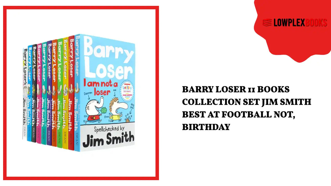 Barry Loser 11 Books Collection Set Jim Smith Best at football NOT, birthday by@Outfy