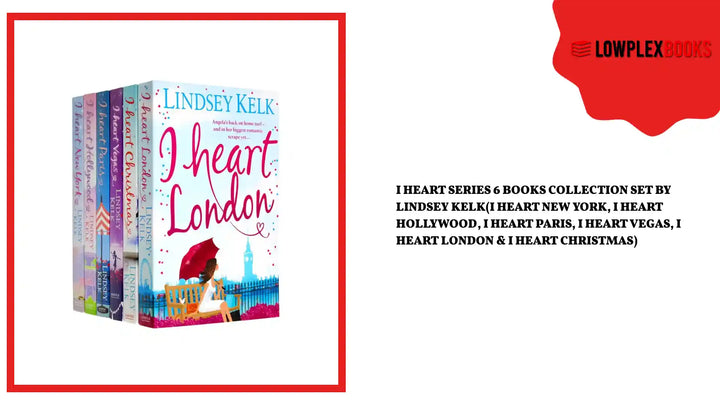 I Heart Series 6 Books Collection Set By Lindsey Kelk(I Heart New York, I Heart Hollywood, I Heart Paris, I Heart Vegas, I Heart London &amp; I Heart Christmas) by@Outfy