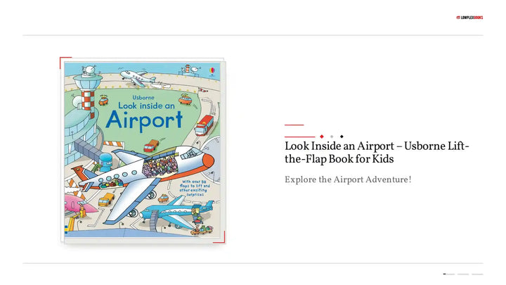Look Inside an Airport &ndash; Usborne Lift-the-Flap Book for Kids by@Outfy
