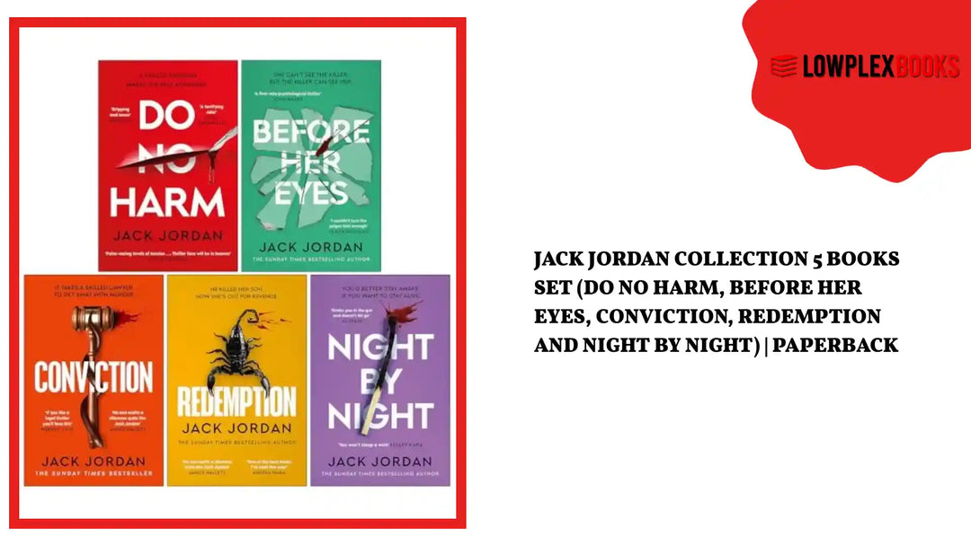 Jack Jordan Collection 5 Books Set (Do No Harm, Before Her Eyes, Conviction, Redemption and Night By Night) | Paperback by@Outfy