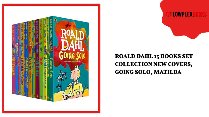 Roald Dahl 15 Books Set Collection New Covers, Going Solo, Matilda by@Outfy