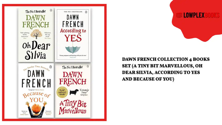 Dawn French Collection 4 Books Set (A Tiny Bit Marvellous, Oh Dear Silvia, According to Yes and Because of You) by@Outfy