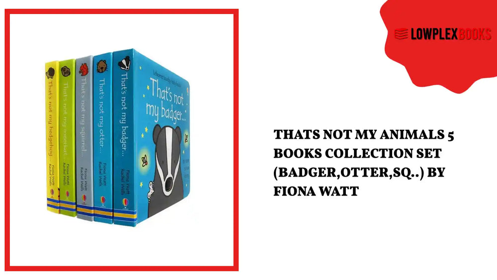 Thats Not My Animals 5 Books Collection Set (Badger,Otter,Sq..) By Fiona Watt by@Outfy