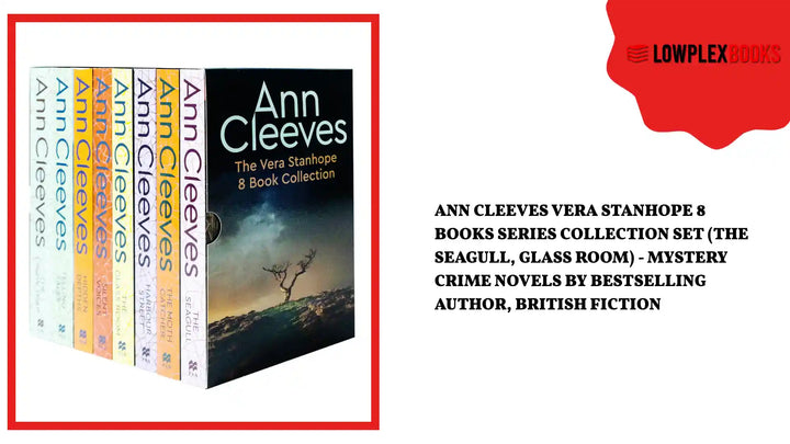 Ann Cleeves Vera Stanhope 8 Books Series Collection Set (The Seagull, Glass Room) - Mystery Crime Novels by Bestselling Author, British Fiction by@Outfy