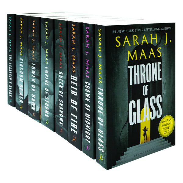 Throne Of Glass Series 8 Books Set Collection By Sarah J Maas