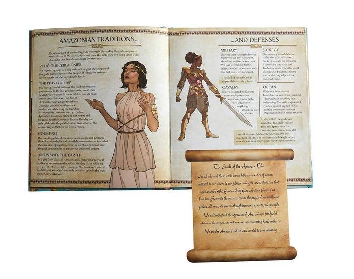 Wonder Woman: The Way of the Amazons Book by J.E. Bright | Themyscira History, Amazon Artifacts & Wonder Woman's Story | Hardcover