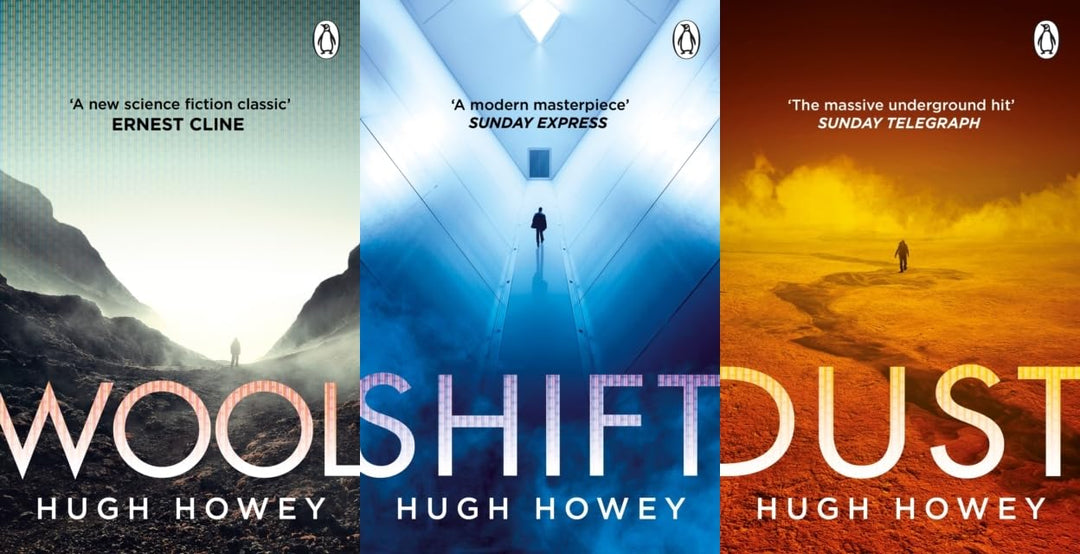 Wool Trilogy Collection by Hugh Howey 3 Books Set (Shift, Dust, Wool)| Bestselling Dystopian Series for12+ | Science Fiction & Post-Apocalyptic Novels