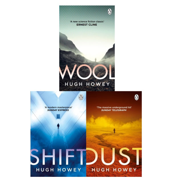 Wool Trilogy Collection Hugh Howey 3 Books Set Inc Shift, Dust, wool