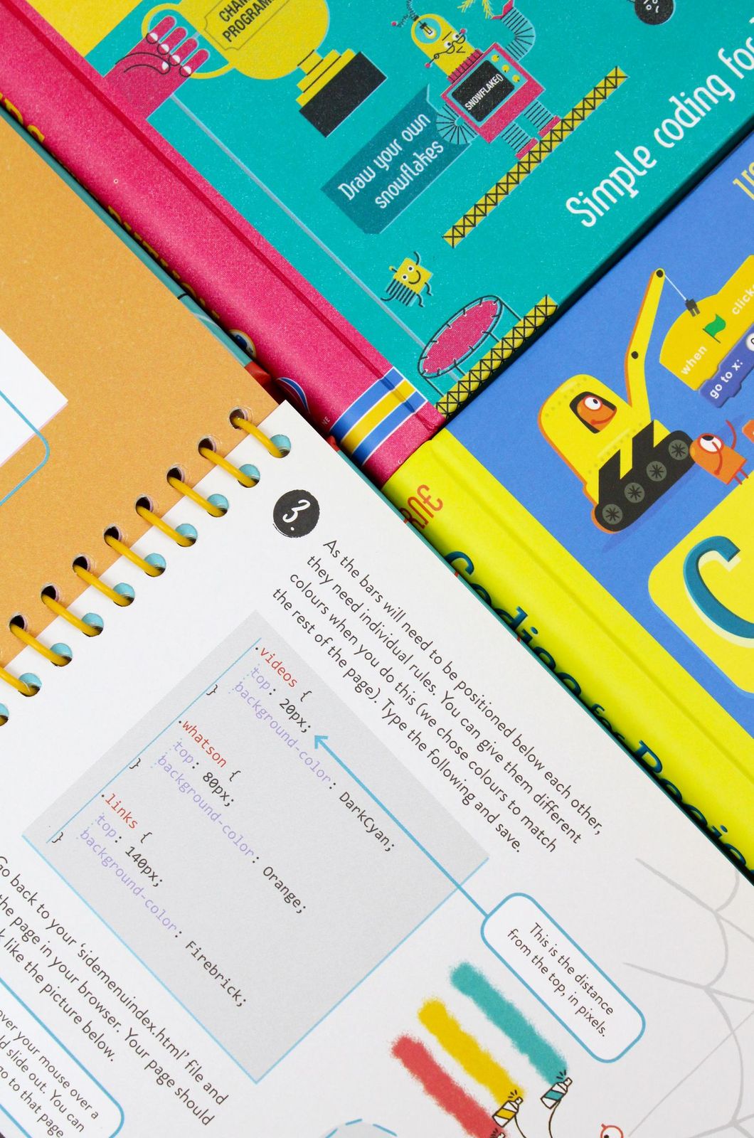 Usborne Coding For Beginners 3 Books Set Collection Using Sratch, Usin ...