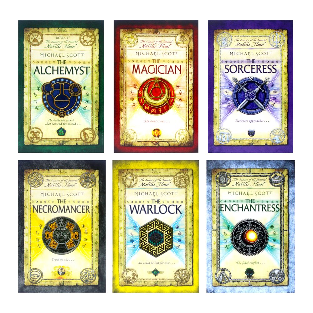 The Secrets of the Immortal Nicholas Flamel 6-Book Set by Michael Scott | Magic, Fantasy Adventure, Mythical Creatures & Epic Quests for Young Adults