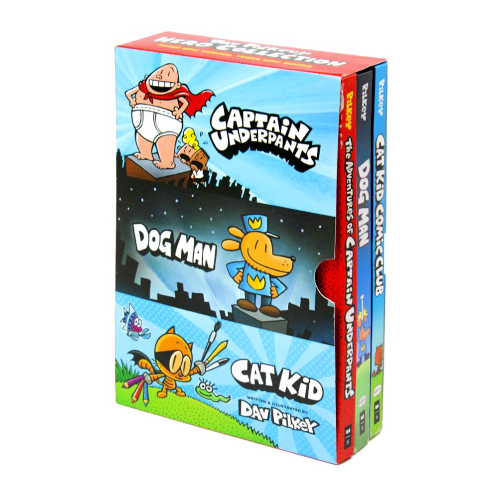 【匿名配送】 Dav Pilkey全16冊まとめ売りドッグマンキャットキッド Dav Pilkey the adventures of dog man collection 5 books set