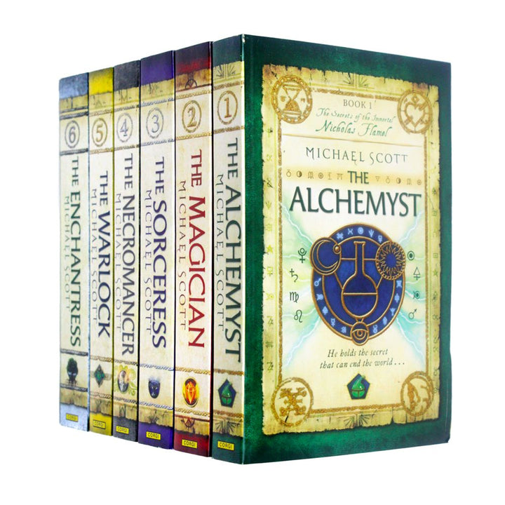 The Secrets of the Immortal Nicholas Flamel 6-Book Set by Michael Scott | Magic, Fantasy Adventure, Mythical Creatures & Epic Quests for Young Adults