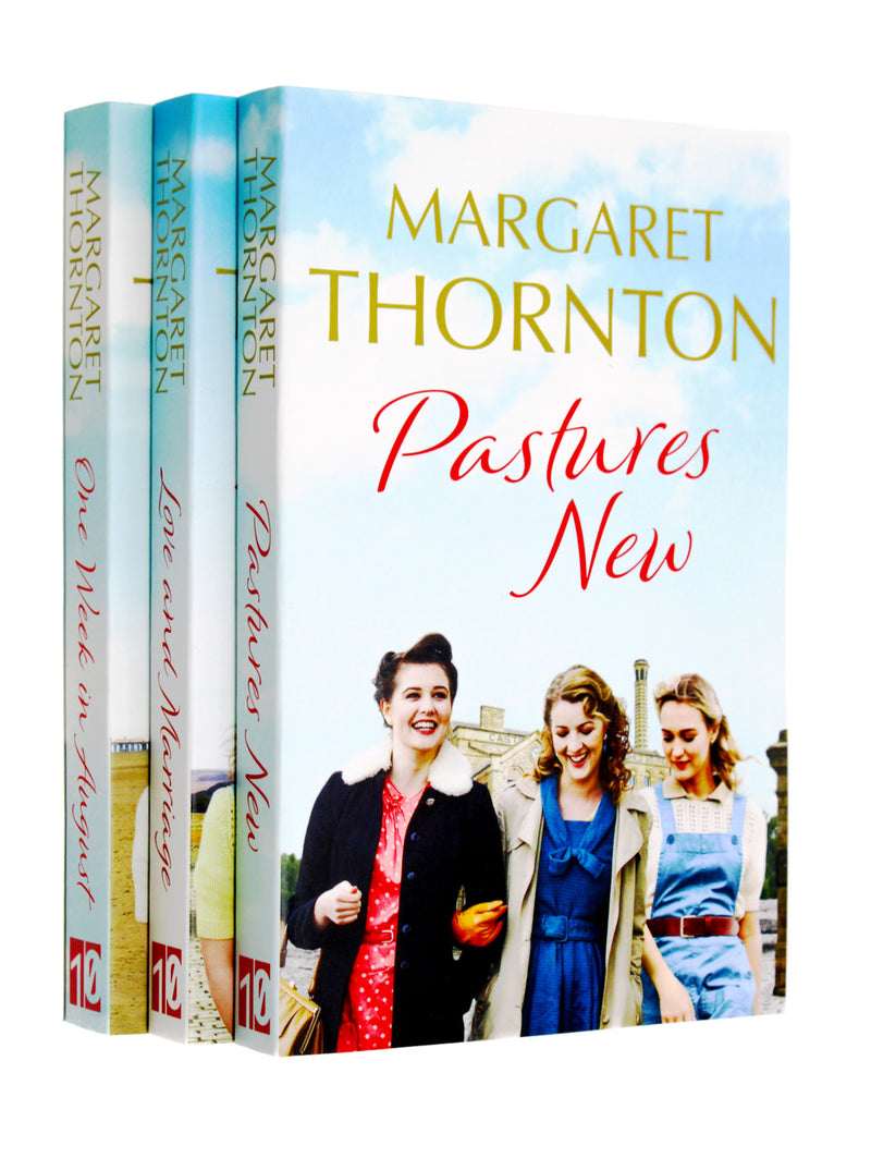 Photo of Northern Lives Series 3 Books Set by Margaret Thornton on a White Background