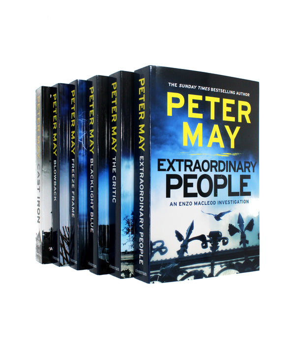 Photo of Enzo File Series 6 Books Set by Peter May on a White Background