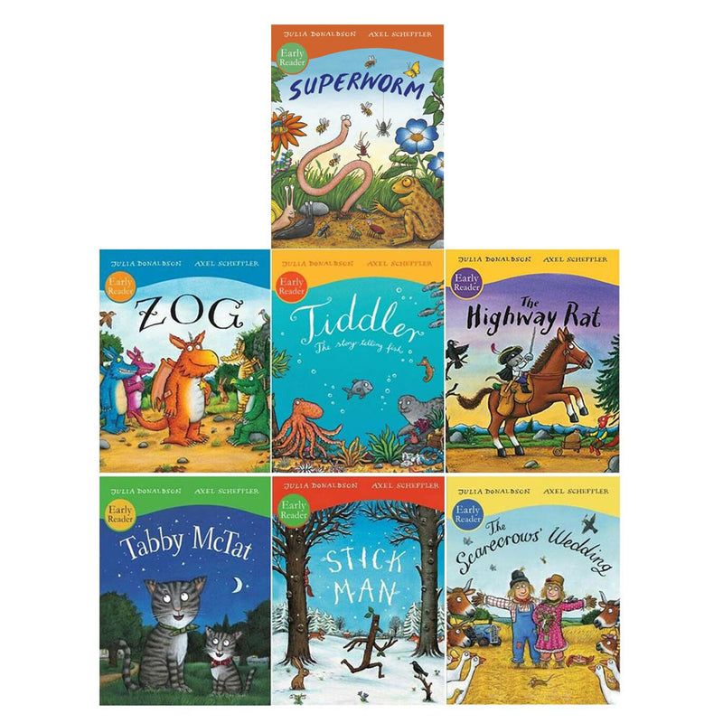 Julia Donaldson and Axel Scheffler Picture Early Readers 7 Books Collection Set