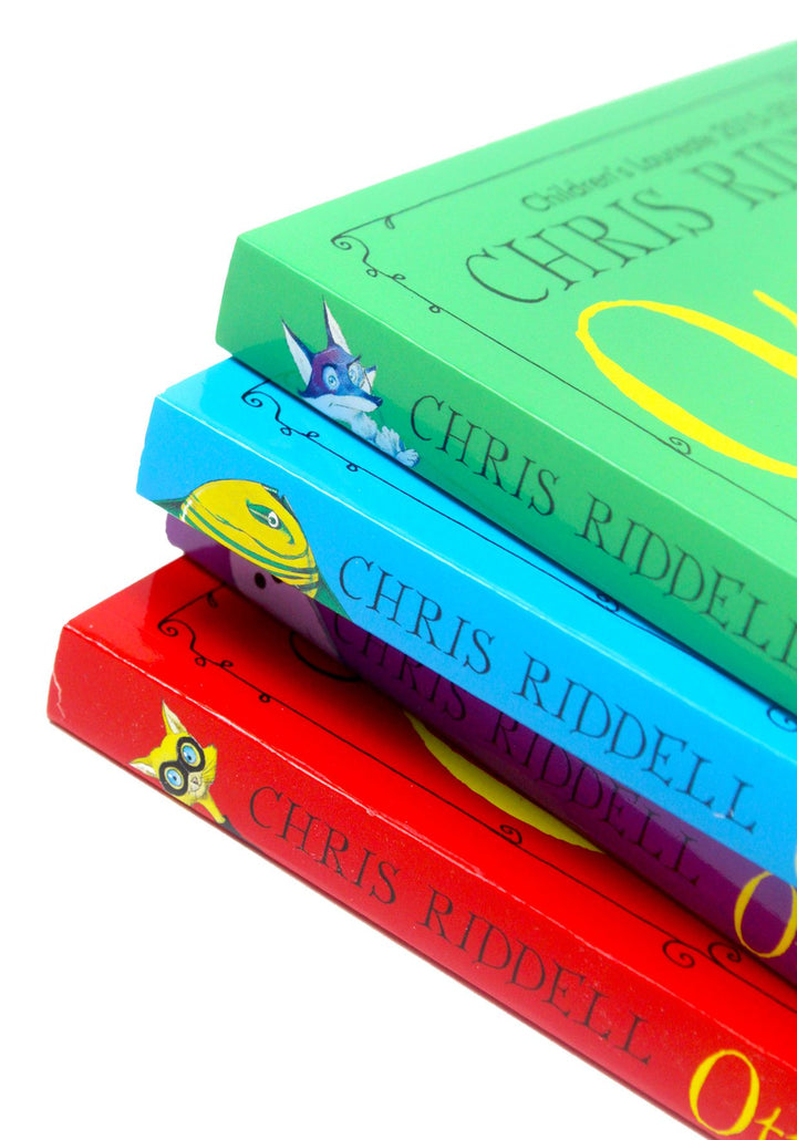 Chris Riddell Ottoline Collection 1-4 Book Set | Fun & Illustrated Adventure Series for Kids | Creative Fantasy Stories for Young Readers!