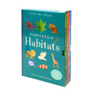 Lift the Flap Hidden World Habitat Series 3 Books Collection Set Ages 0-5