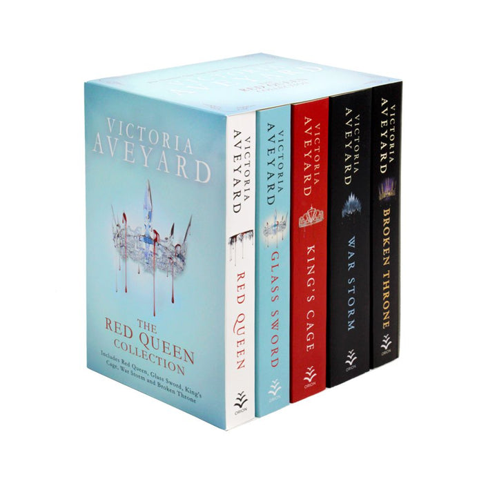 Victoria Aveyard Red Queen Series 5-Book Set | Epic YA Fantasy of Magic, Betrayal, Royals, & Adventure (Red Queen, Glass Sword, King’s Cage & More)