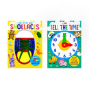 I Can Series 2 Books Collection Set (I Can Tie My Own Shoelaces, I Can Tell The Time) Books for 4 Years Old