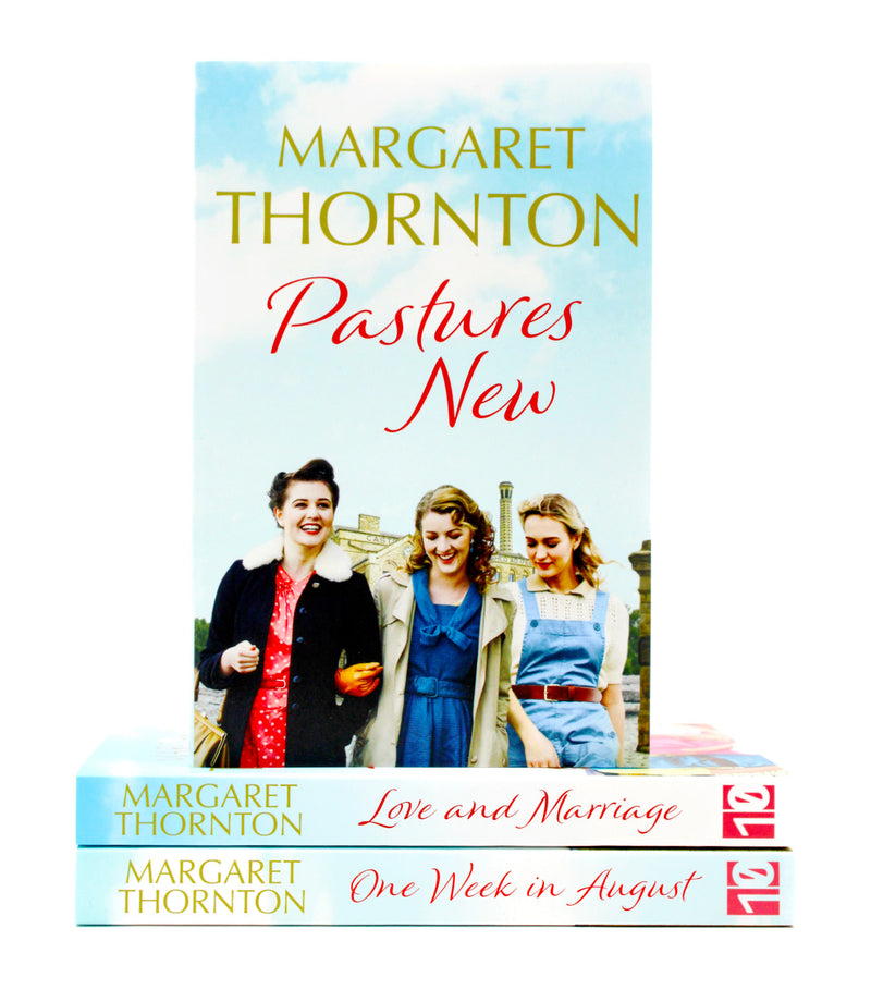 Photo of Northern Lives Series 3 Books Set by Margaret Thornton on a White Background