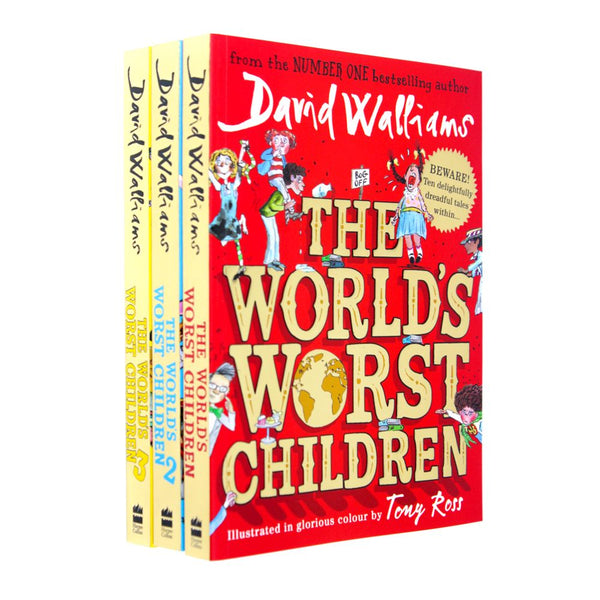 David Walliams World’s Worst Children 3 Books Box Set Collection