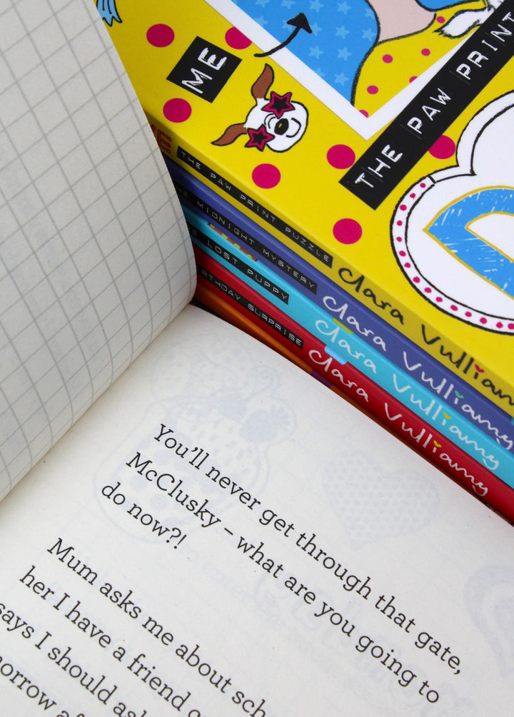 Dotty Detective 6 Book Set by Clara Vulliamy – Children's Mystery Series Fun Animal Stories, Adventure, Humor, Friendship, Reading Goals