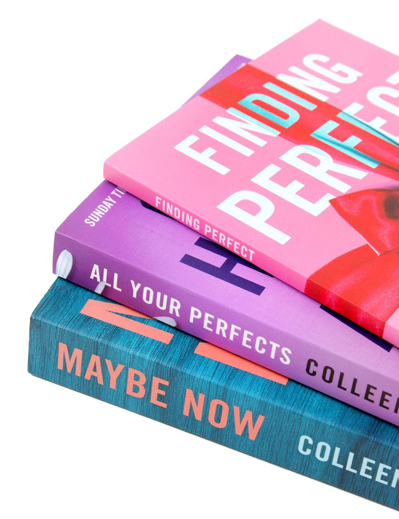 Colleen Hoover Collection 3 Book Set (Maybe Now, Finding Perfect, All  your Perfects)