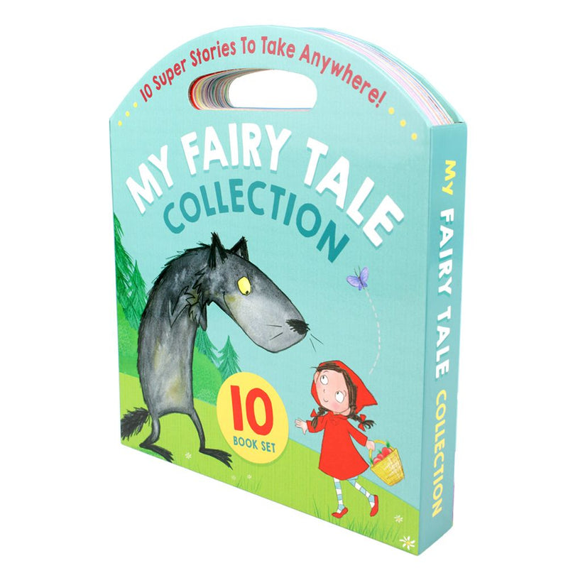My Fairy Tale Collection 10 Books Set (Rumpelstiltskin, Jack and the Beanstalk, Chicken Little, The Three Little Pigs, Elves and the Shoemaker & More)