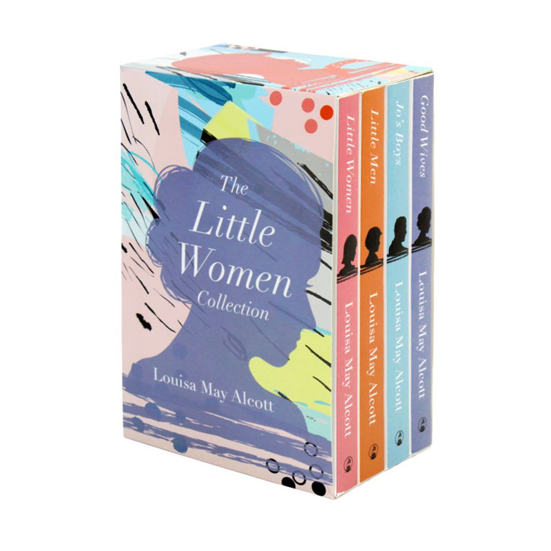Photo of The Little Women Collection by Louisa May Alcott on a White Background