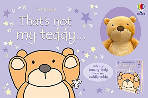 Photo of That's Not My Teddy Book & Plush on a White Background