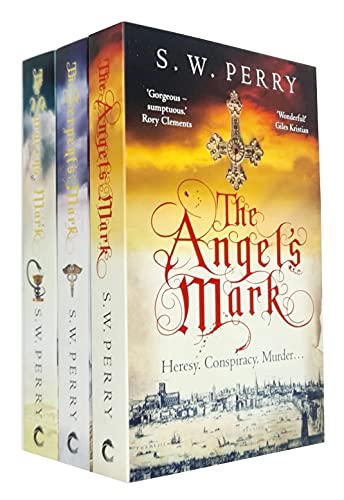 The Jackdaw Mysteries Series 3 Books Collection Set By S. W. Perry (The Angel's Mark, The Serpent's Mark, The Saracen's Mark)