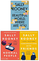 Sally Rooney Collection 3 Books Set (Beautiful World Where Are You , Normal People, Conversations with Friends)