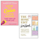 How To Clean Your House [Hardcover] & The Home Edit Workbook (Netflix Series) 2 Books Collection Set