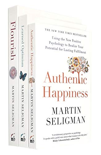 Martin Seligman 3 Books Collection Set,Flourish, Authentic Happiness,Learned Optimism