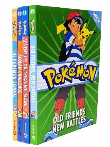 Pokemon Adventures 4 Books Collection Set - Old Friends New Battles, Adventures