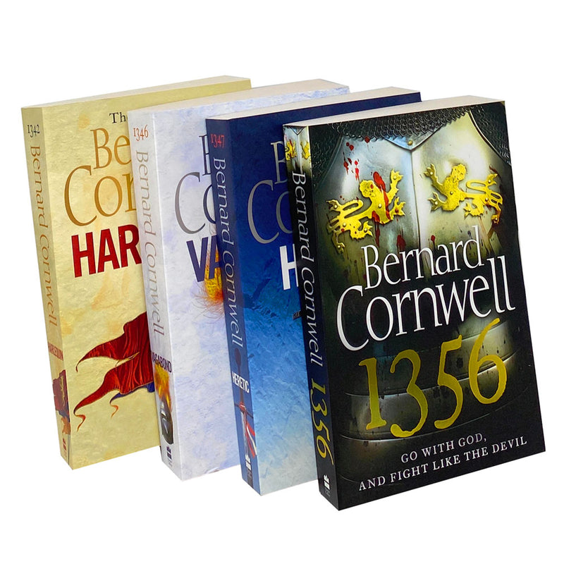 Bernard Cornwell The Grail Quest Collection 4 Books Set Pack Inc 1356, Harlequin...